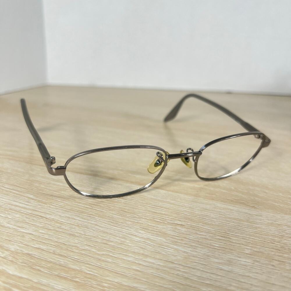 Ray-Ban RB3009 W2980 Sunglasses FRAMES ONLY Silver Oval Made in Italy